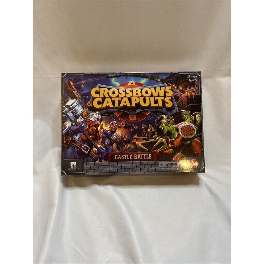 Crossbows & Catapults Castle Battle 2024 Board Game Restoration NEW SEALED